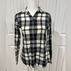 Banana Republic plaid button down